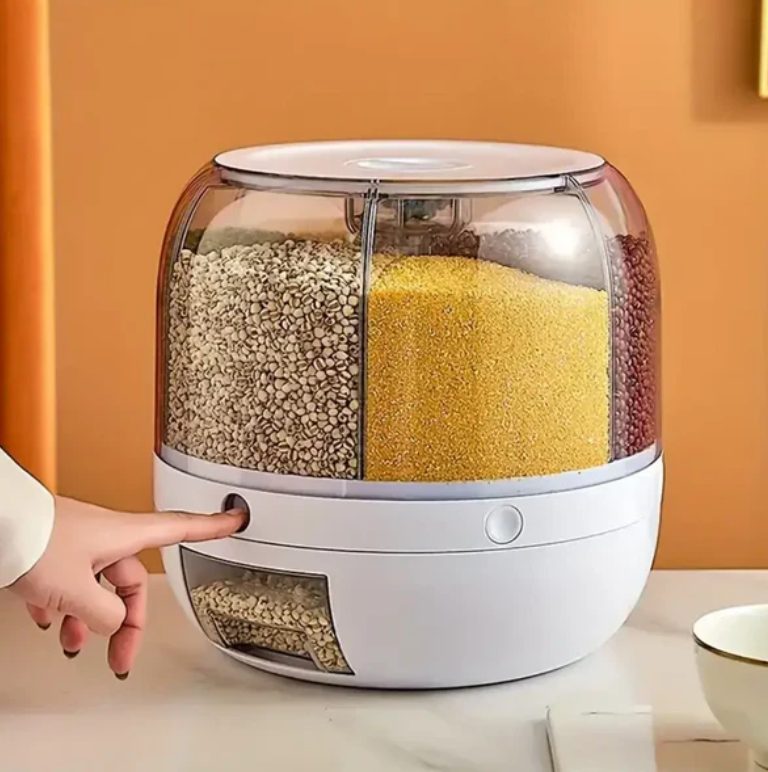 Dispensador Giratorio Para Granos 6p