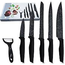 BLACKSTONE™ | Set de Cuchillos de Acero Inoxidable (6 piezas)