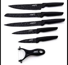 BLACKSTONE™ | Set de Cuchillos de Acero Inoxidable (6 piezas)