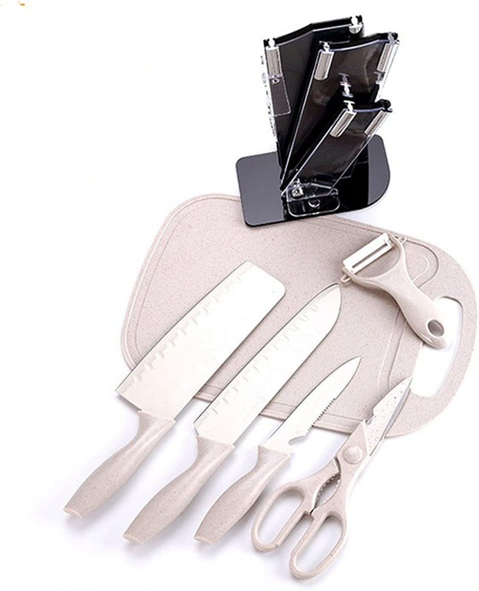 CHEFSTYLE™ | Set Completo de Cuchillos con Tabla y Soporte Acrílico